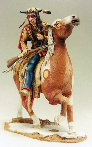 Mounted Blackfoot Indian 1840 