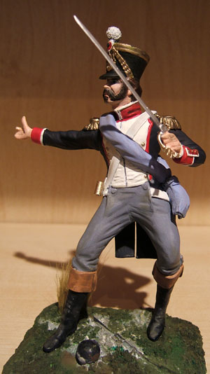French Officer 105th regiment Waterloo 1815