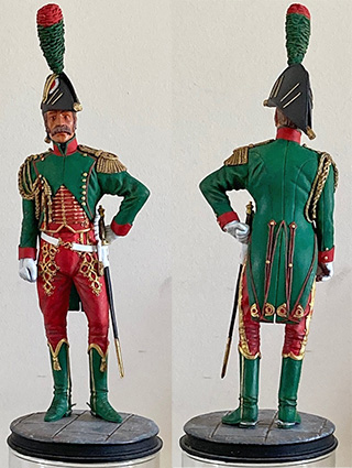 Officer, Chasseurs à Cheval en petite tenue 1805-1812  